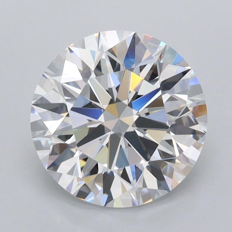 2.00ct D FL Rare Carat Ideal Cut Round Lab Grown Diamond