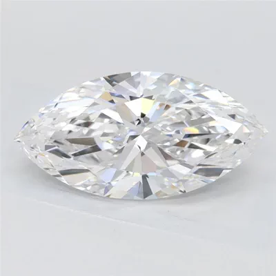 2.00ct D IF Rare Carat Ideal Cut Marquise Lab Grown Diamond