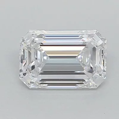 0.59ct D VVS1 Rare Carat Ideal Cut Emerald Lab Grown Diamond