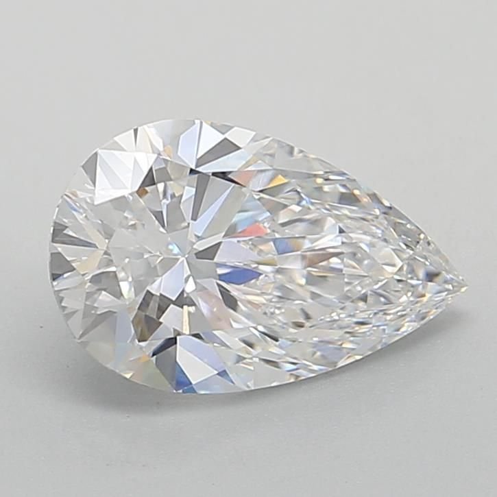 2.09ct E VS1 Rare Carat Ideal Cut Pear Lab Grown Diamond