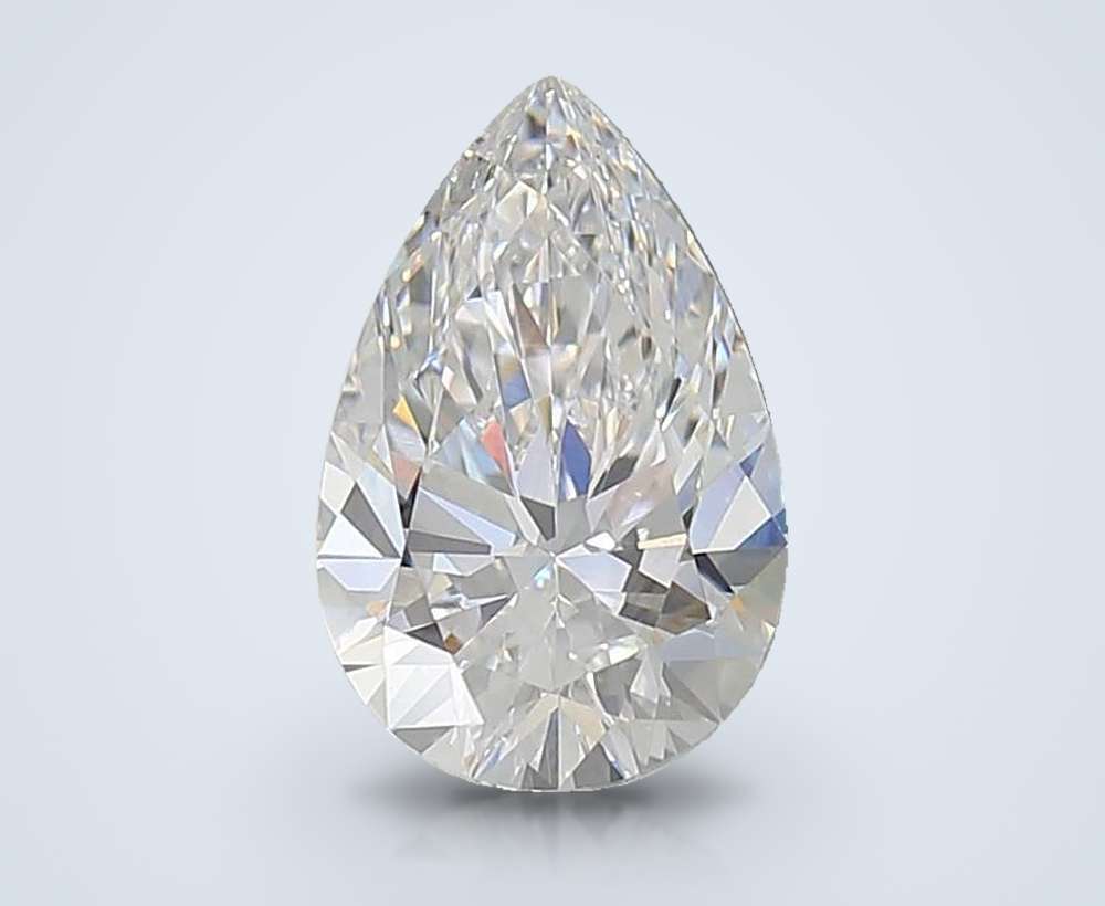 2.09ct E VS1 Rare Carat Ideal Cut Pear Lab Grown Diamond