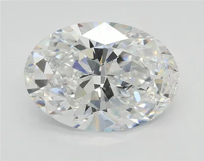 3.07ct D VS1 Rare Carat Ideal Cut Oval Lab Grown Diamond