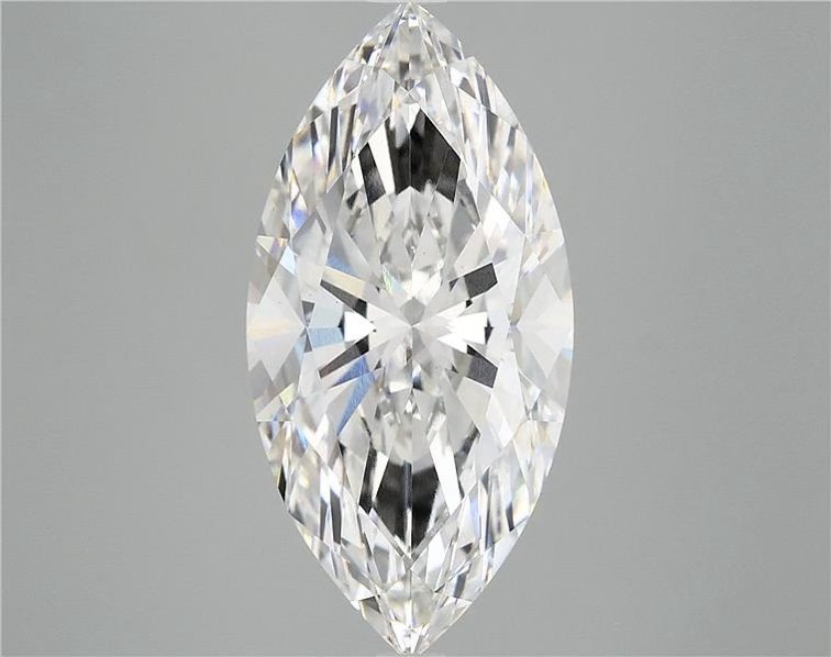5.62ct F VS1 Rare Carat Ideal Cut Marquise Lab Grown Diamond