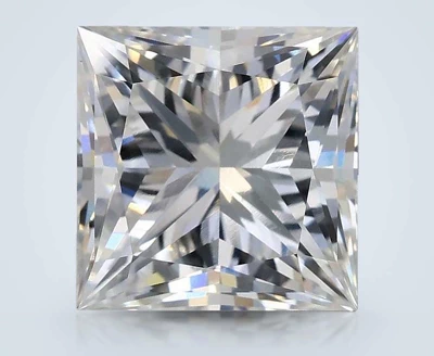 4.02ct F VS1 Rare Carat Ideal Cut Princess Lab Grown Diamond
