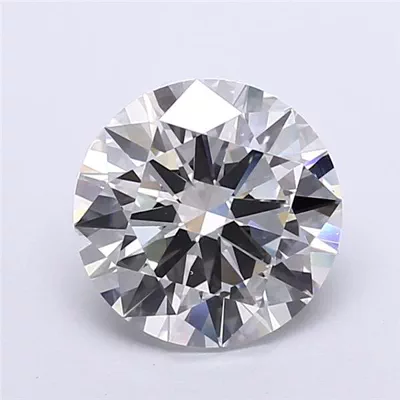 4.02ct F VS1 Rare Carat Ideal Cut Round Lab Grown Diamond