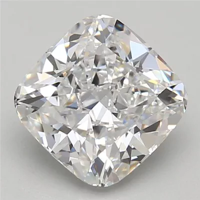 2.05ct D VVS2 Rare Carat Ideal Cut Cushion Lab Grown Diamond