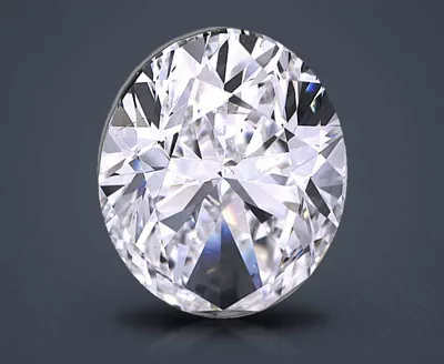 11.30ct H SI1 Rare Carat Ideal Cut Oval Diamond