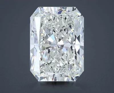 4.01ct H SI2 Rare Carat Ideal Cut Radiant Diamond