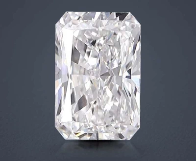 1.71ct E VVS2 Rare Carat Ideal Cut Radiant Lab Grown Diamond