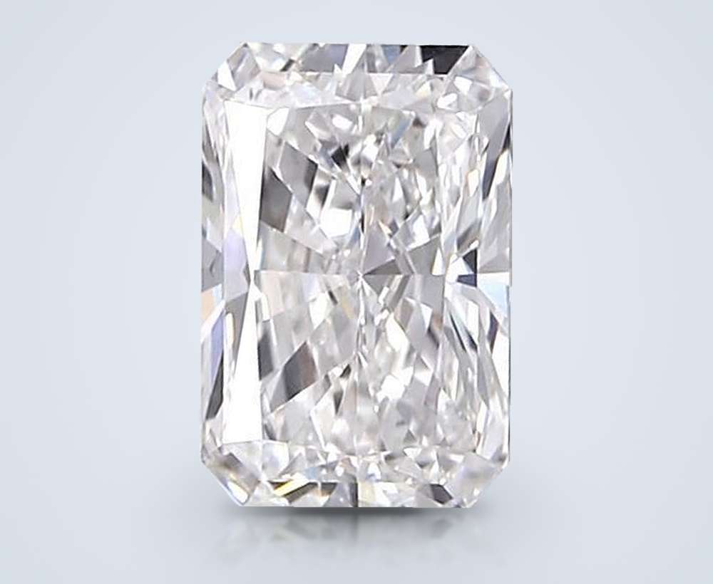 1.71ct E VVS2 Rare Carat Ideal Cut Radiant Lab Grown Diamond