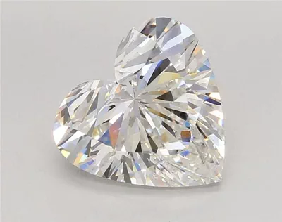 4.01ct F VS1 Rare Carat Ideal Cut Heart Lab Grown Diamond