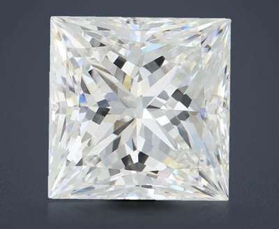6.10ct G VVS2 Rare Carat Ideal Cut Princess Lab Grown Diamond