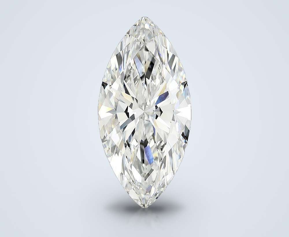11.11ct F VVS2 Rare Carat Ideal Cut Marquise Lab Grown Diamond