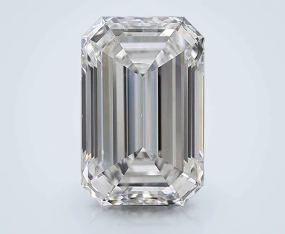 7.03ct G VS2 Rare Carat Ideal Cut Emerald Diamond