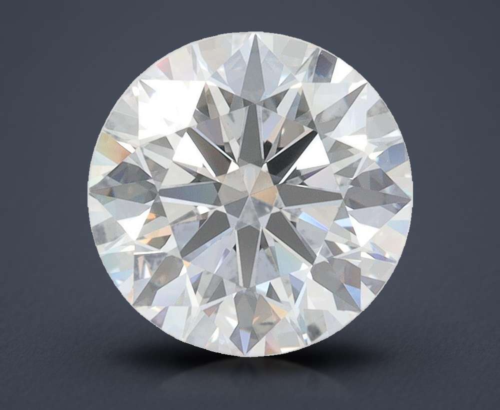 3.42ct D VVS1 Rare Carat Ideal Cut Round Lab Grown Diamond