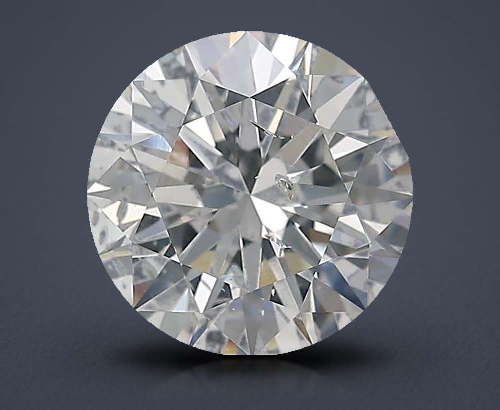 2.50ct H SI2 Rare Carat Ideal Cut Round Diamond
