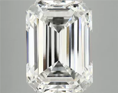 13.24ct F VVS2 Rare Carat Ideal Cut Emerald Lab Grown Diamond