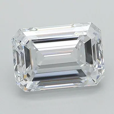 2.01ct E VVS1 Very Good Cut Emerald Lab Grown Diamond