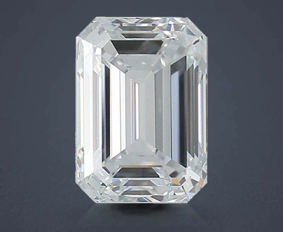 2.01ct E VVS1 Very Good Cut Emerald Lab Grown Diamond