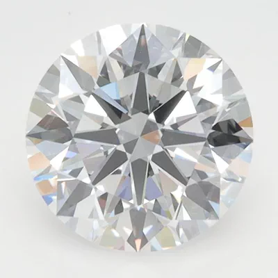 2.01ct D VS1 Rare Carat Ideal Cut Round Lab Grown Diamond
