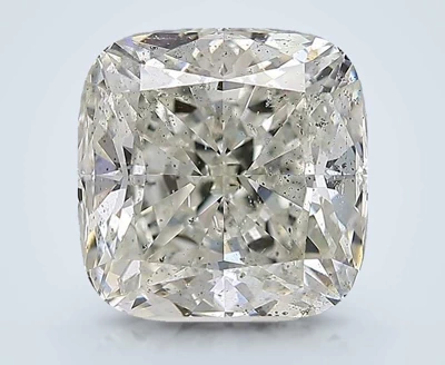 5.03ct H SI2 Rare Carat Ideal Cut Cushion Diamond