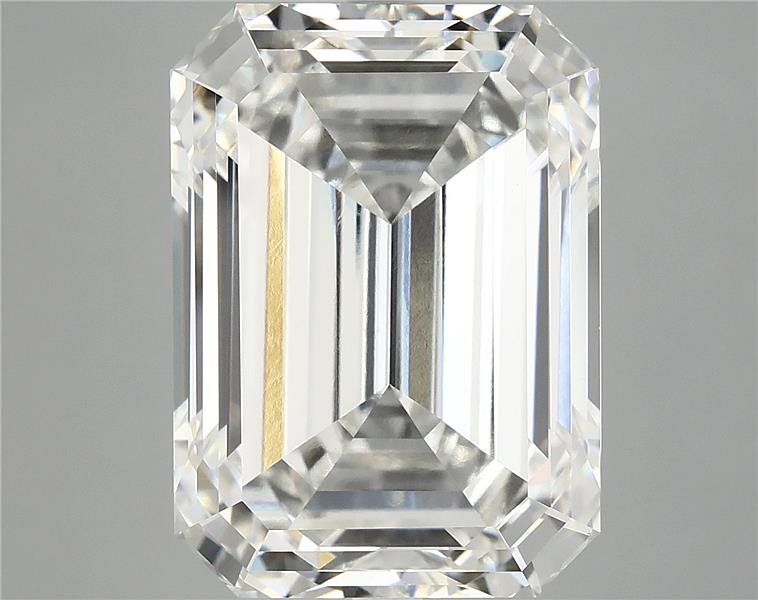 12.29ct F VVS2 Rare Carat Ideal Cut Emerald Lab Grown Diamond