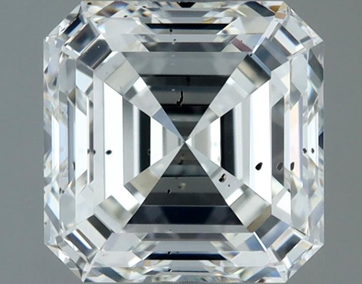 1.53ct H SI2 Rare Carat Ideal Cut Asscher Diamond