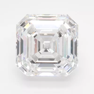 3.01ct D VS2 Rare Carat Ideal Cut Asscher Lab Grown Diamond