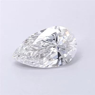 0.88ct E VS1 Rare Carat Ideal Cut Pear Lab Grown Diamond