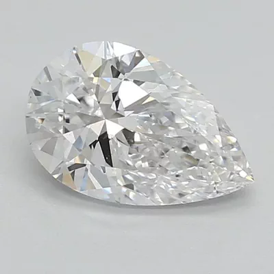 0.99ct D VS1 Rare Carat Ideal Cut Pear Lab Grown Diamond