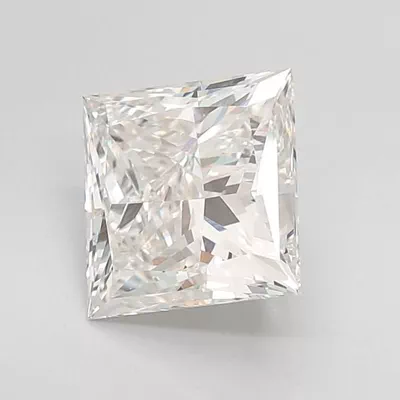 2.51ct F VS1 Excellent Cut Princess Lab Grown Diamond