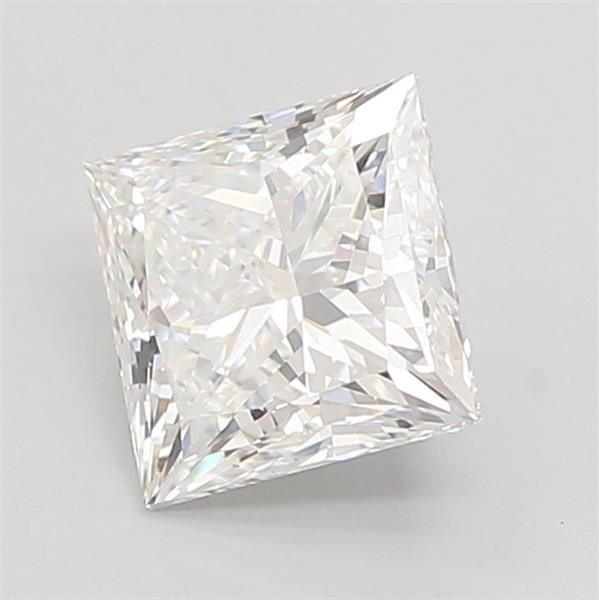 1.53ct D VVS2 Rare Carat Ideal Cut Princess Lab Grown Diamond