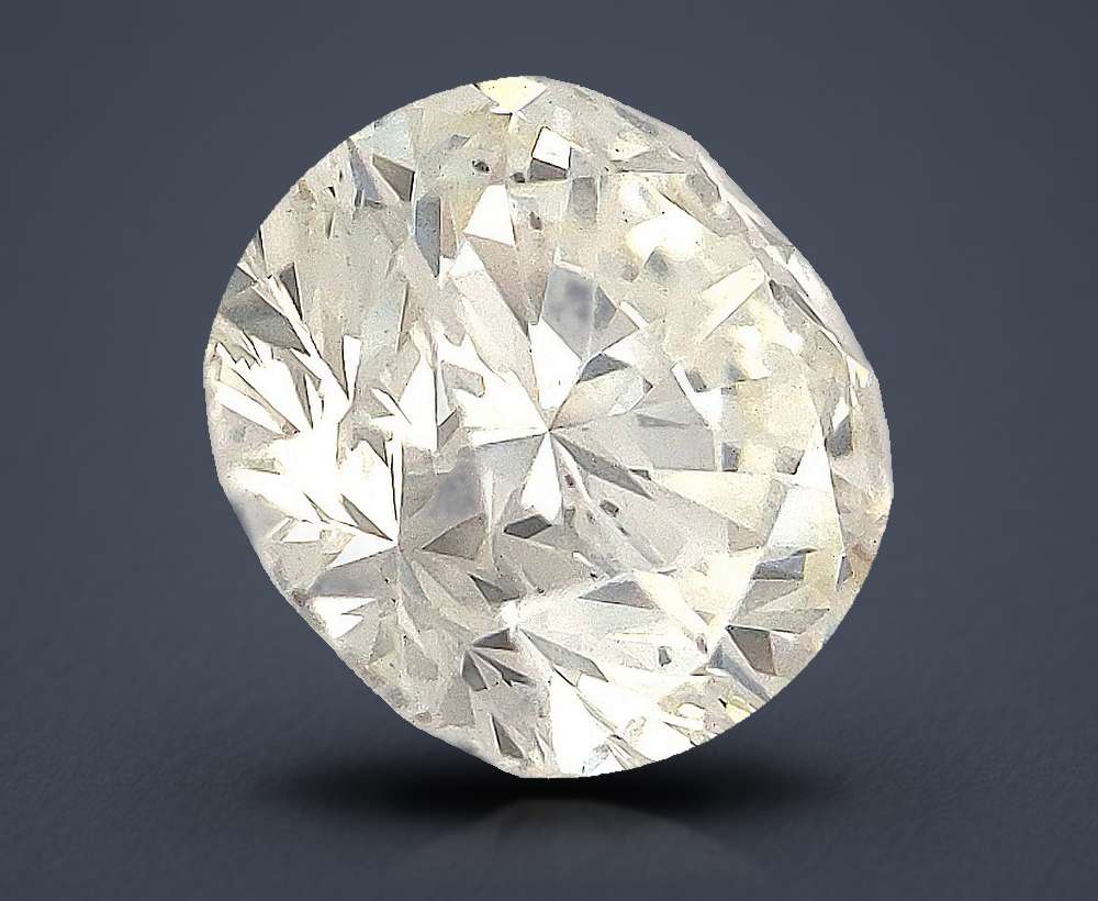 2.53ct J SI1 Rare Carat Ideal Cut Round Diamond