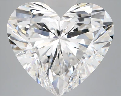 10.06ct E VVS2 Rare Carat Ideal Cut Heart Lab Grown Diamond