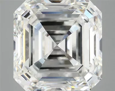 10.57ct F VVS2 Excellent Cut Asscher Lab Grown Diamond