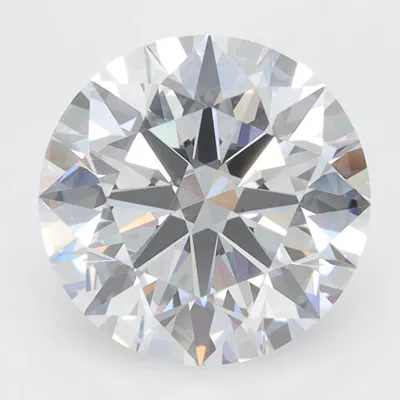 3.36ct D VVS2 Rare Carat Ideal Cut Round Lab Grown Diamond