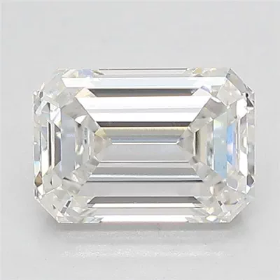 1.65ct F VVS2 Rare Carat Ideal Cut Emerald Lab Grown Diamond