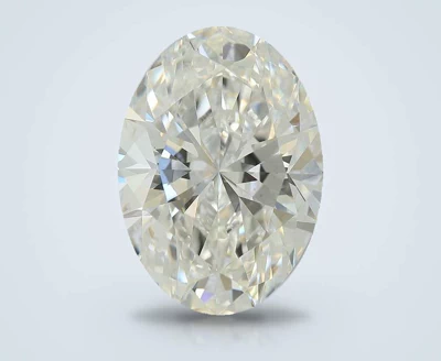 5.22ct F VS1 Rare Carat Ideal Cut Oval Lab Grown Diamond