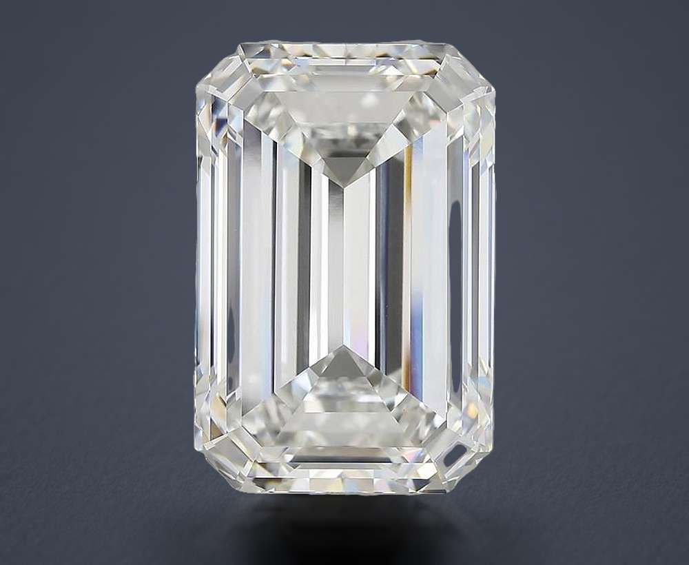 16.07ct G VVS2 Rare Carat Ideal Cut Emerald Lab Grown Diamond