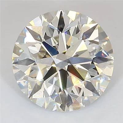 3.02ct J VS1 Excellent Cut Round Lab Grown Diamond