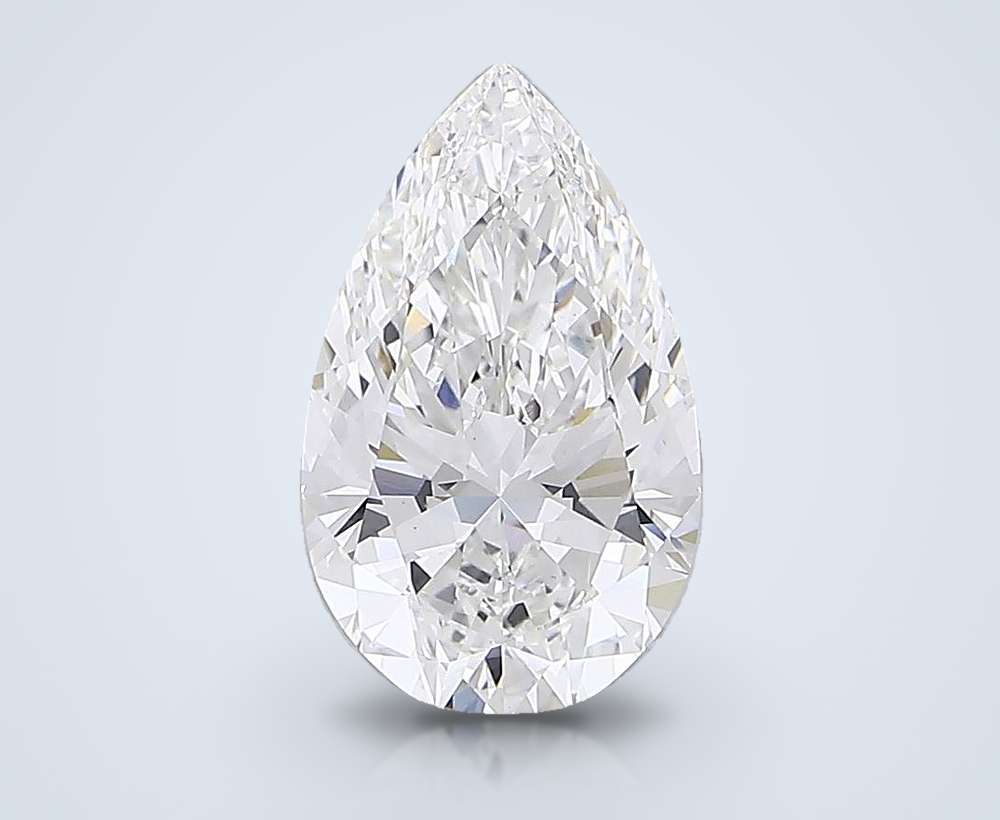 20.69ct F VS1 Very Good Cut Pear Lab Grown Diamond