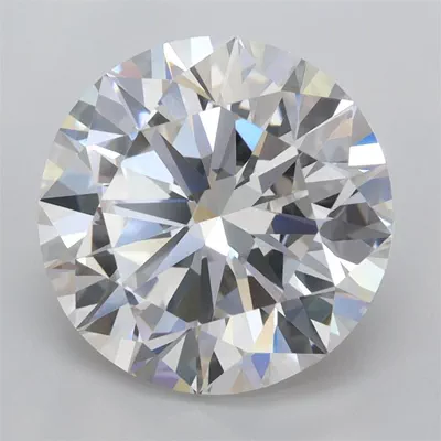 5.00ct F VVS2 Excellent Cut Round Lab Grown Diamond