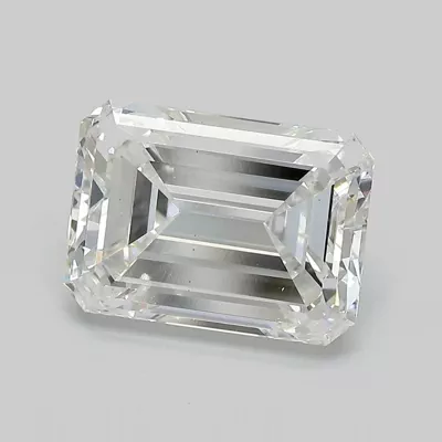 5.09ct F VS1 Excellent Cut Emerald Lab Grown Diamond