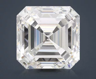 6.13ct G VS1 Rare Carat Ideal Cut Asscher Lab Grown Diamond