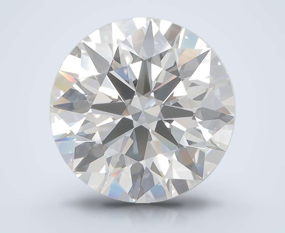 3.23ct G VVS2 Rare Carat Ideal Cut Round Lab Grown Diamond