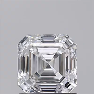 1.00ct D VS1 Rare Carat Ideal Cut Asscher Lab Grown Diamond