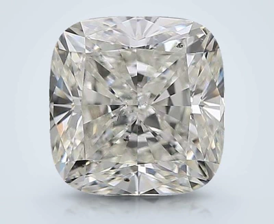 6.02ct J SI2 Rare Carat Ideal Cut Cushion Diamond