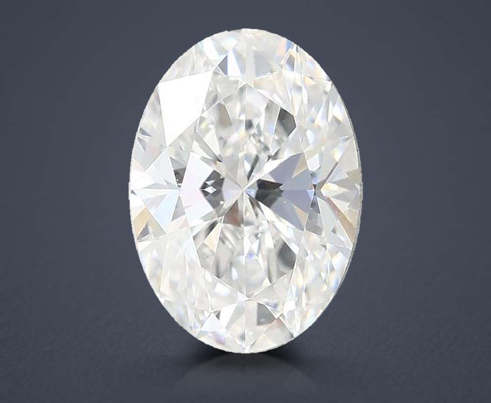 1.59ct D VS1 Rare Carat Ideal Cut Oval Lab Grown Diamond
