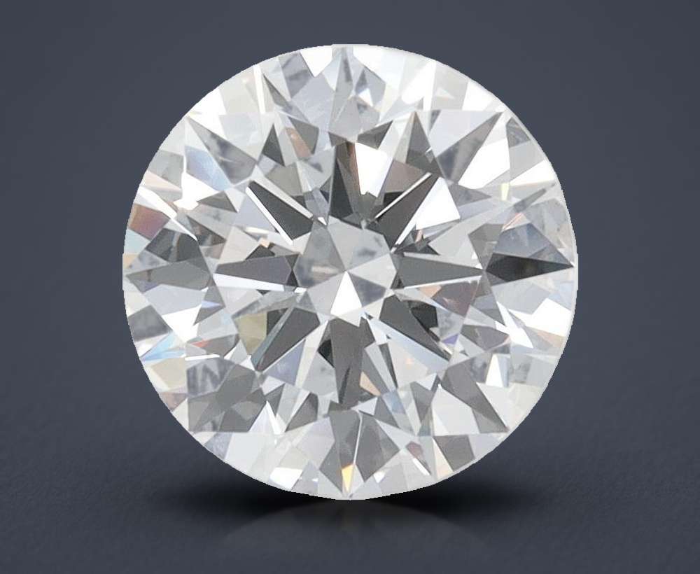1.59ct D FL Rare Carat Ideal Cut Round Lab Grown Diamond