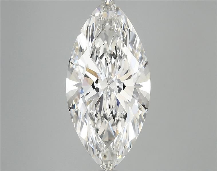 5.09ct F VS2 Rare Carat Ideal Cut Marquise Lab Grown Diamond